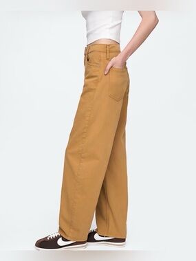 Gap High-Rise Baggy Barrel Jeans NWT 16/33 Riverbed Brown Skater Streetwear boho